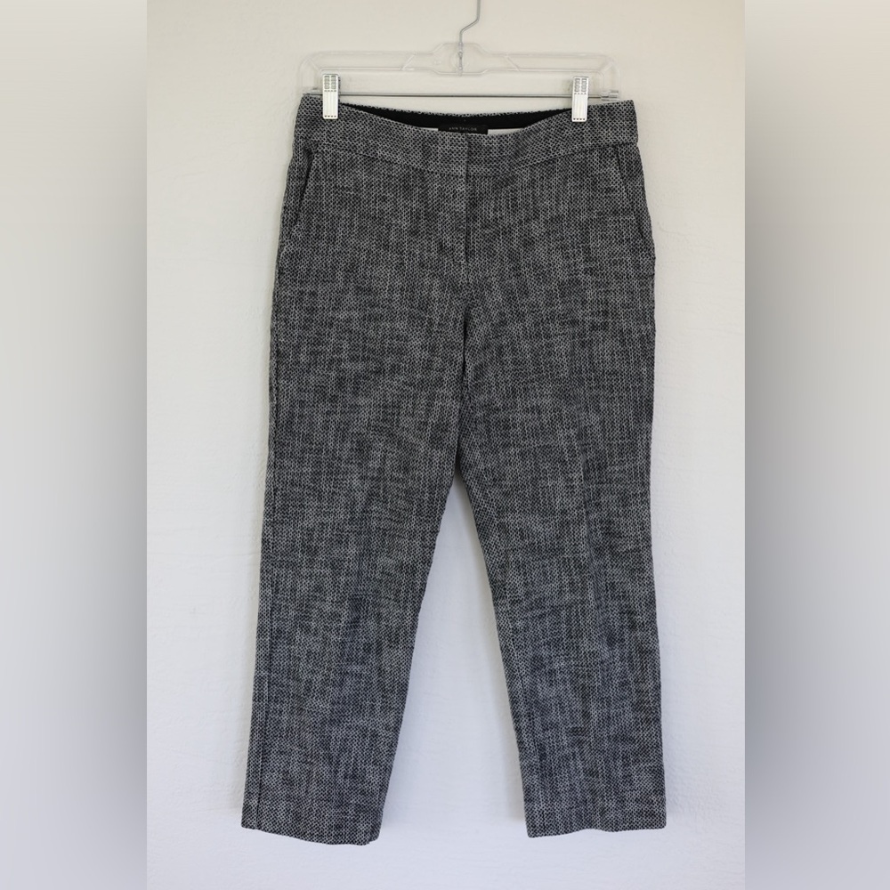 Ann Taylor, The Ankle Pant in Textured Stretch, Kate Fit, 4